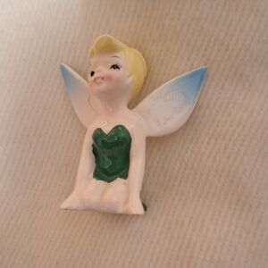 Disney  Ceremic TINKER  BELL COLLECTABLE  STATURE. Stamped  JAPAN     3 In.